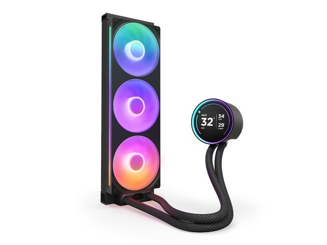 NZXT Kraken Elite 360 RGB V2 LCD juoda