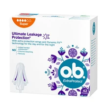 Johnson O.B. ProComfort Extra Protect Super 16 vnt. tamponai