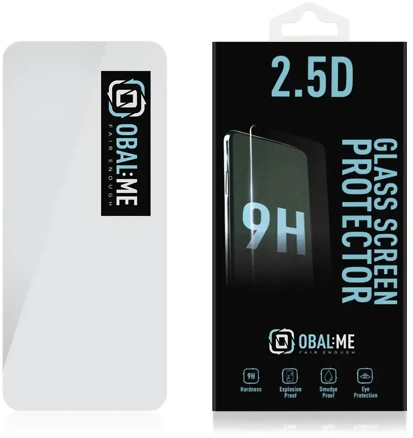 OBAL:ME 2.5D apsauginis stiklas telefonui Xiaomi Redmi Note 12 Pro 5G Clear