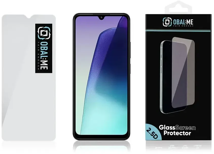 OBAL:ME 2.5D stiklinė ekrano apsauga, skirta Xiaomi Redmi 14C 4G/Poco C75, skaidri
