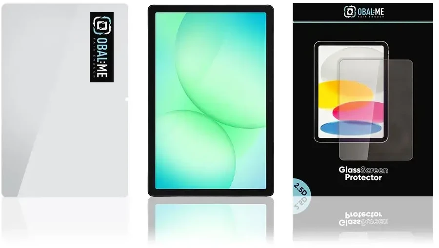 OBAL:ME 2.5D stiklo ekrano apsauga Samsung Galaxy Tab A11+/A9+ skaidri