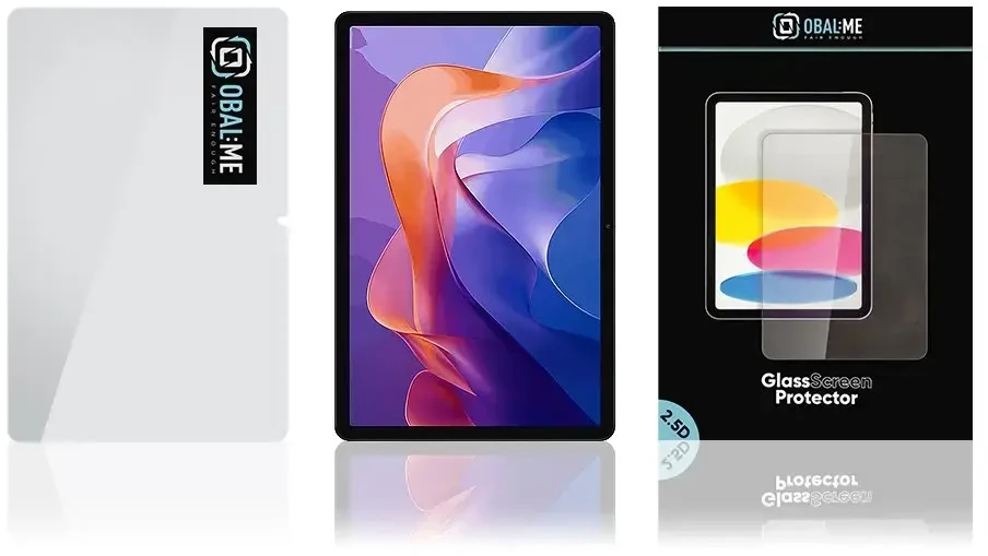 OBAL:ME 2.5D stiklo ekrano apsauga Xiaomi Redmi Pad 2, skaidri