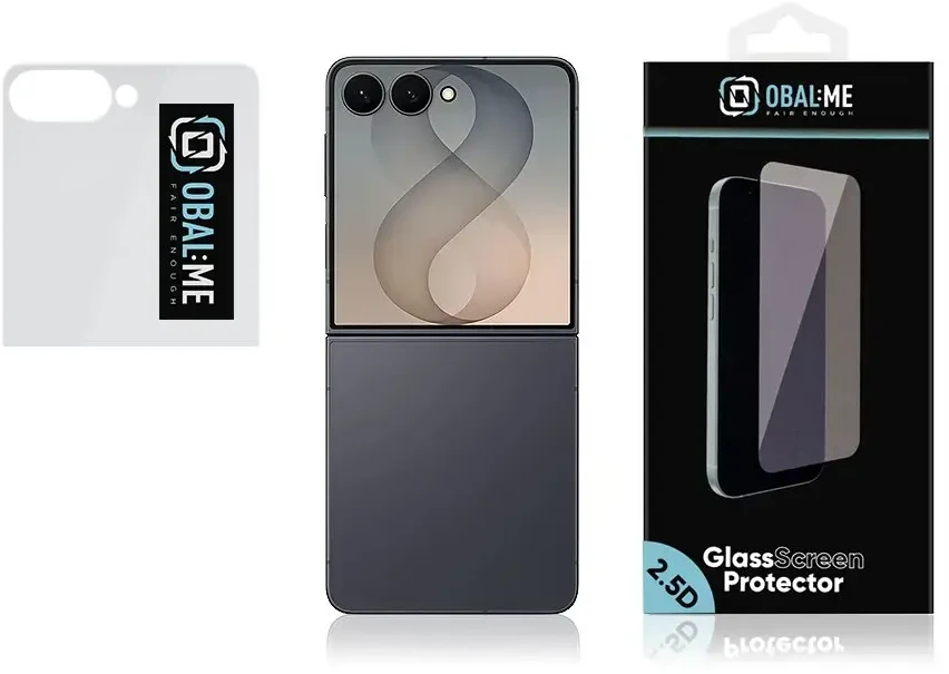 OBAL:ME 2.5D tempered glass for phone Samsung Galaxy Z Flip 8 (F776)
