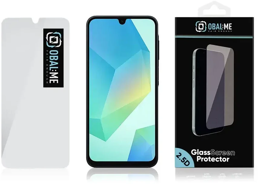 OBAL:ME 2.5D Apsauginis stiklas Protector for Samsung Galaxy A16 4G/5G Clear