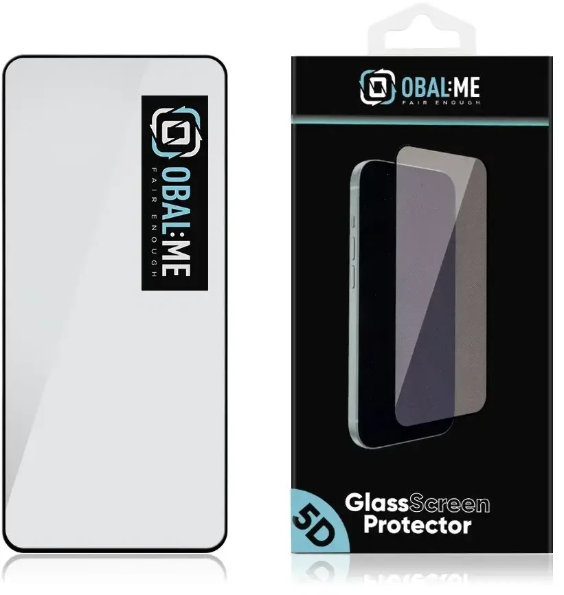 OBAL:ME 5D Apsauginis stiklas Screen Protector skirtas Motorola Edge 70 Juodas