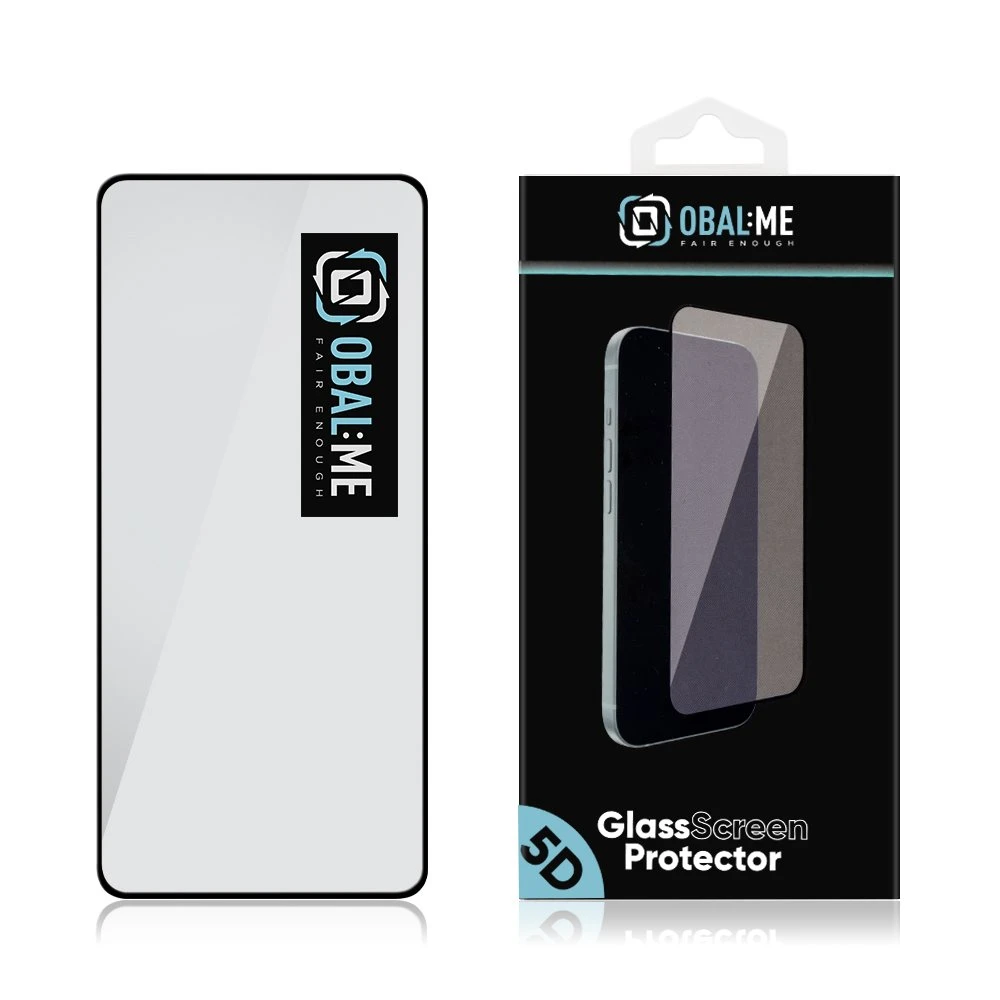 OBAL:ME 5D Apsauginis stiklas Screen Protector skirtas Motorola Edge 60/60 Pro/60 Fusion Juodas