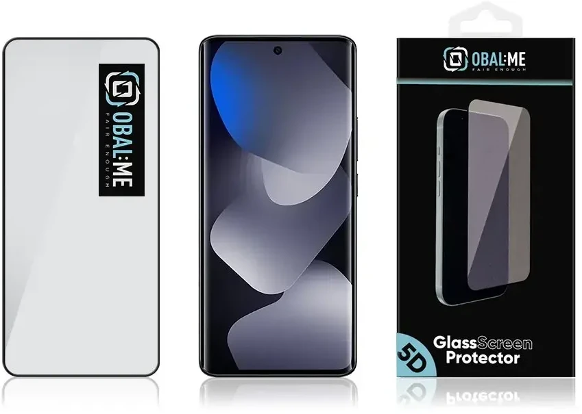 OBAL:ME 5D grūdintas stiklas telefonui Redmi Note 15 4G | Redmi Note 15 5G | Poco M8