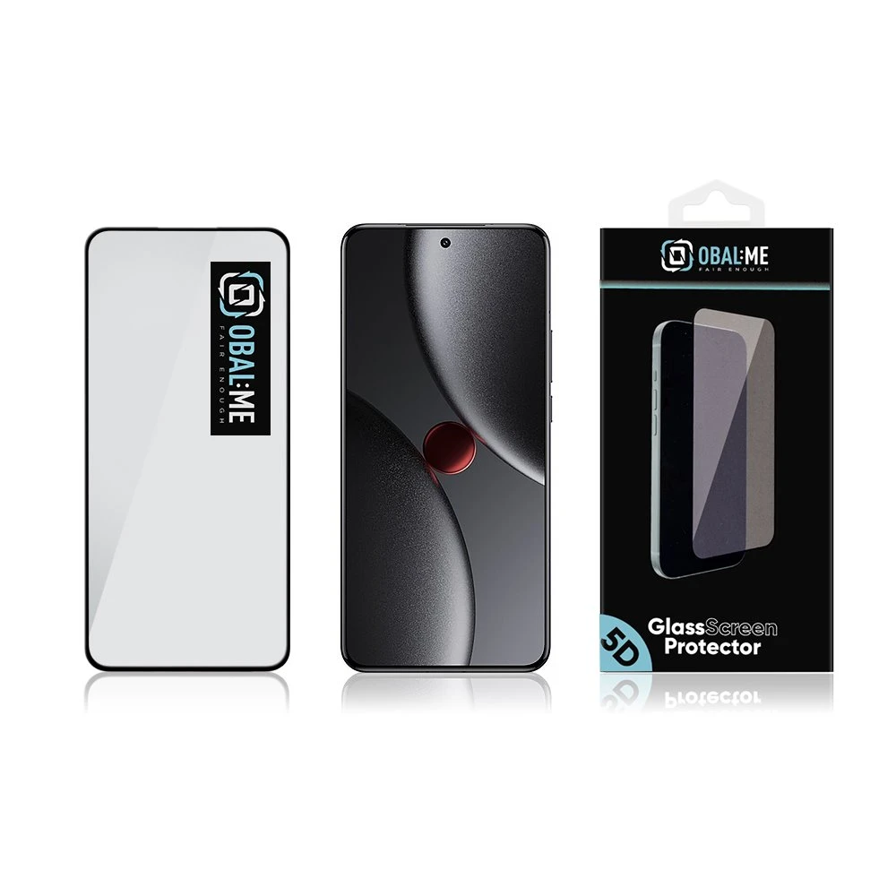 OBAL:ME 5D apsauginis stiklas Screen Protector skirtas Xiaomi 15 Ultra juodos spalvos
