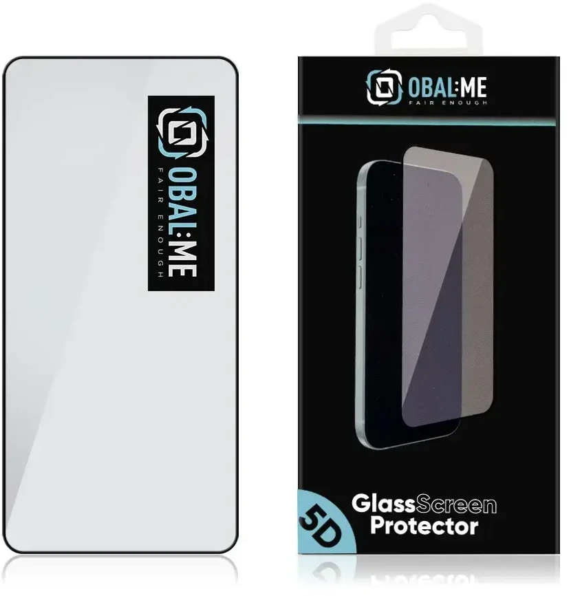 OBAL:ME 5D Apsauginis stiklas Screen Protector skirtas Samsung Galaxy S26 Juodas
