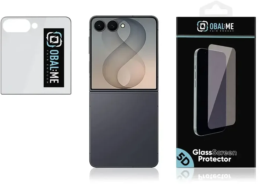 OBAL:ME 5D tempered glass for phone Samsung Galaxy Z Flip 8 (F776)