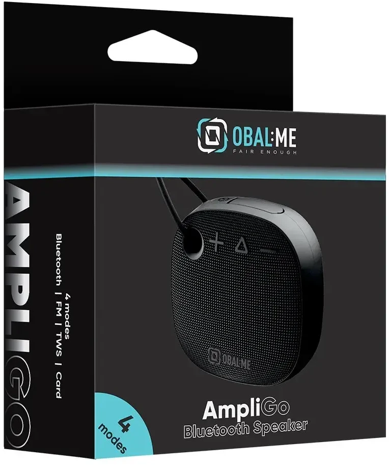 OBAL:ME AmpliGo Bluetooth garsiakalbis Juodas