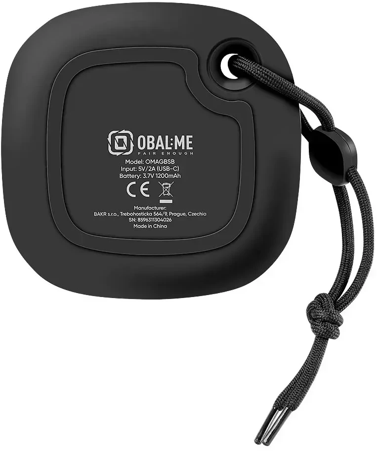 OBAL:ME AmpliGo Bluetooth garsiakalbis Juodas