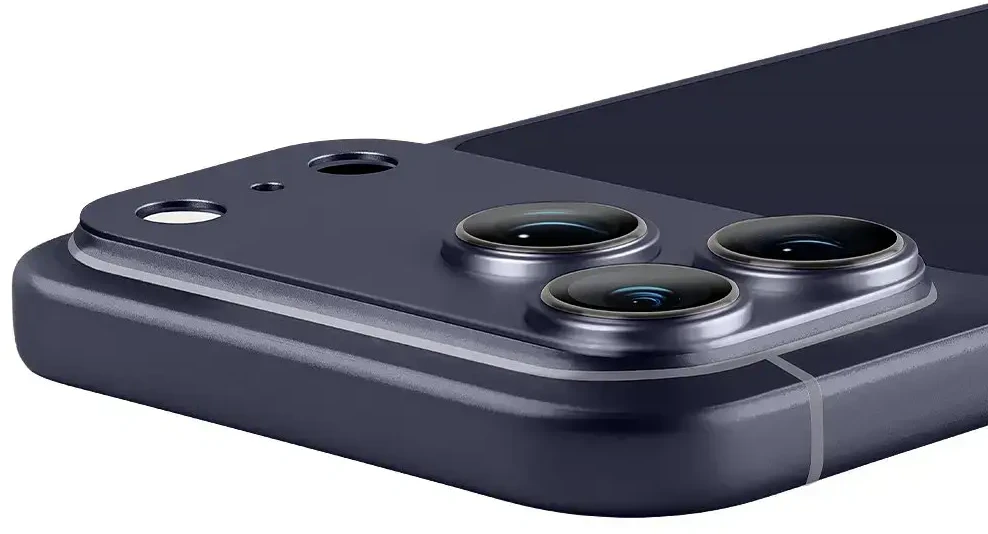 OBAL:ME Camera Island Lens Protector for Apple iPhone 17 Pro Max Deep Mėlyna