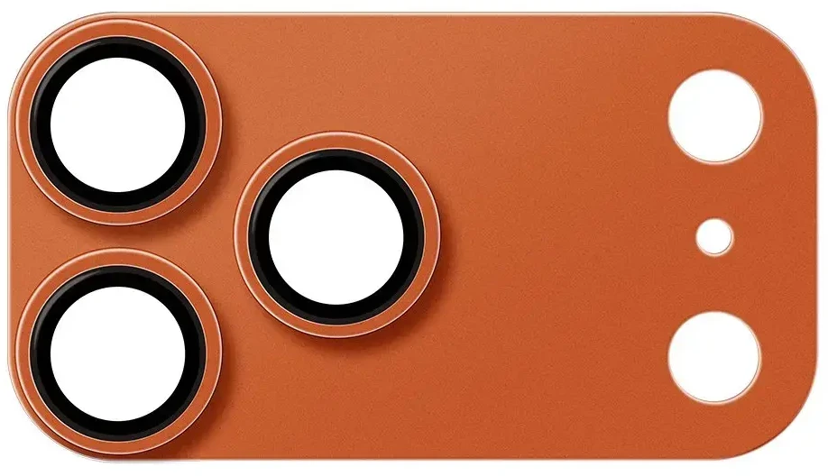 OBAL:ME Camera Island Lens Protector for Apple iPhone 17 Pro Max Cosmic Oranžinis