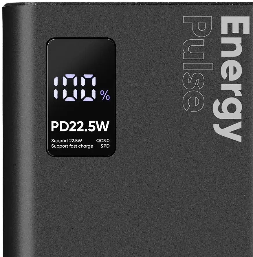 OBAL:ME EnergyPulse Powerbank 20000mAh 22.5W juodos spalvos