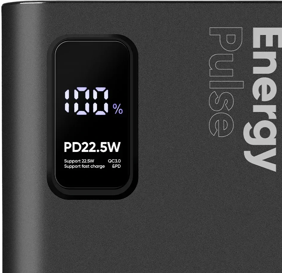 OBAL:ME EnergyPulse Powerbank 30000mAh 22.5W juodos spalvos