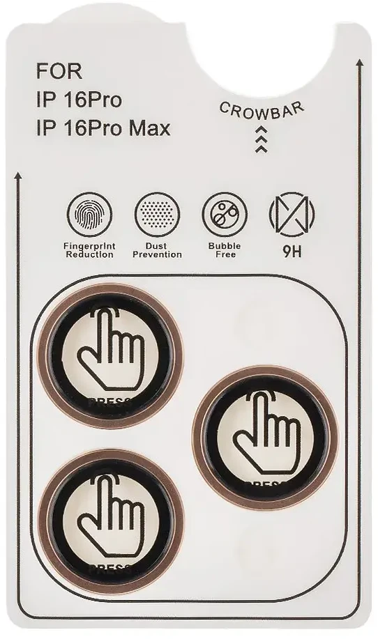 OBAL:ME lešio apsauga skirta Apple iPhone 16 Pro/16 Pro Max Desert Titanium
