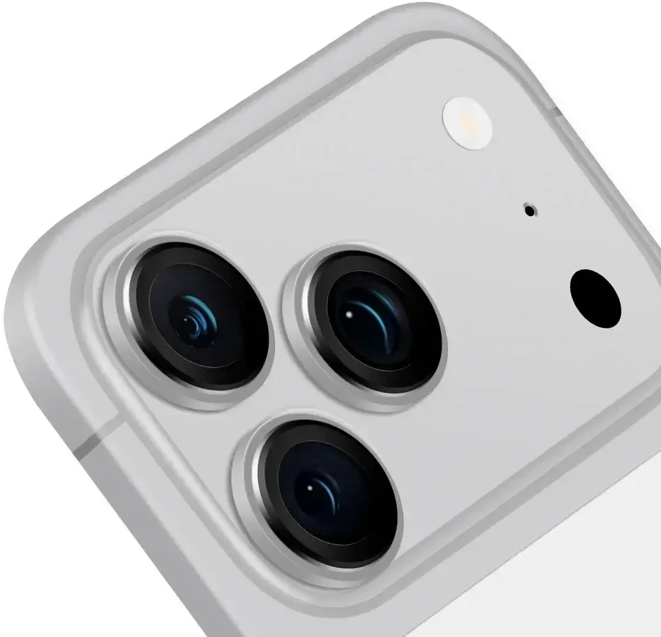 OBAL:ME objektyvo apsauga, skirta iPhone 18 Pro/18 Pro Max, sidabrinė