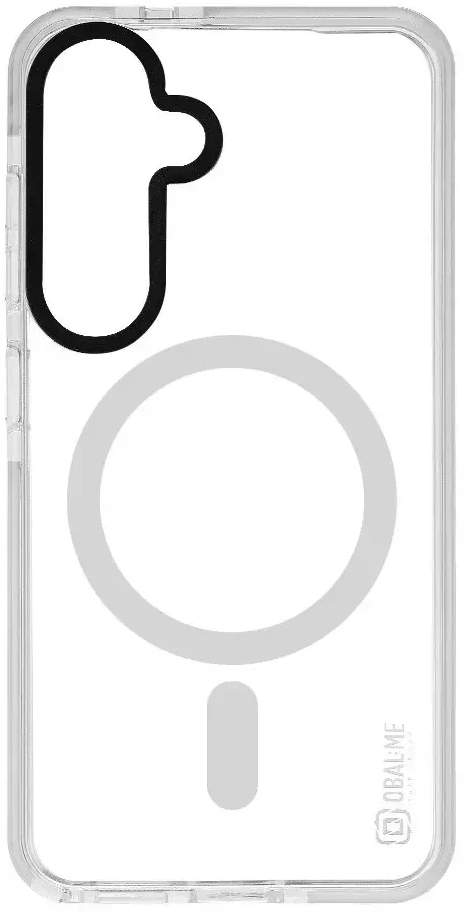 OBAL:ME MagNetix Bumper dėklas skirtas Samsung Galaxy S25 baltos spalvos