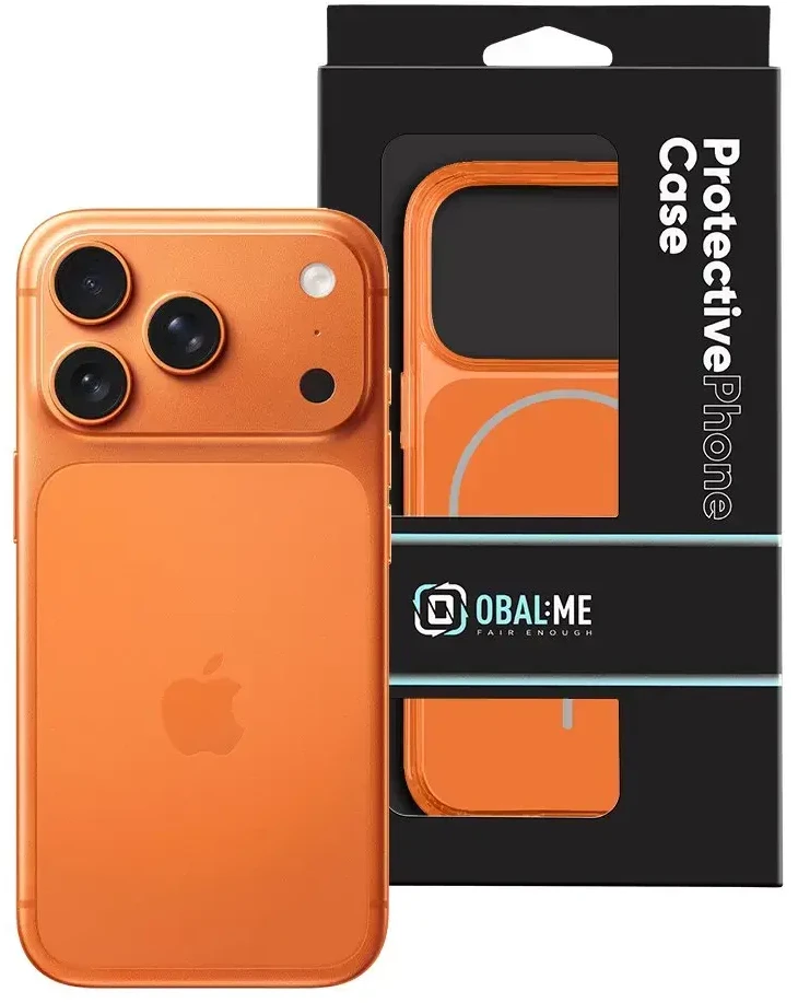 OBAL:ME MagNetix ColorSlate dėklas skirtas Apple iPhone 17 Pro oranžinės spalvos