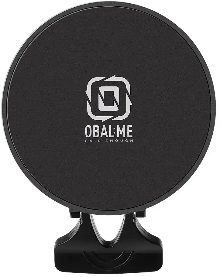 OBAL:ME MagNetix Core Automobilinis telefono laikiklis su belaidžiu įkrovimu 15W juodos spalvos
