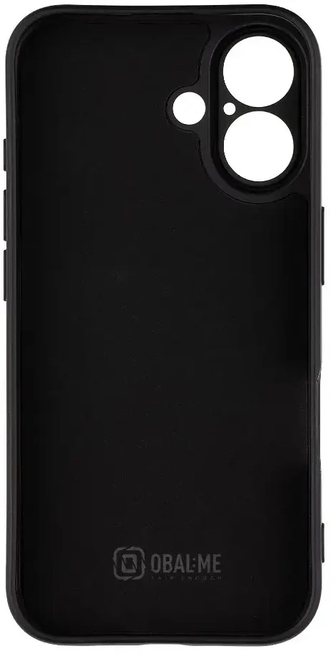 Dėklas OBAL:ME MagNetix matinis TPU dangtelis Apple iPhone 16, juodas