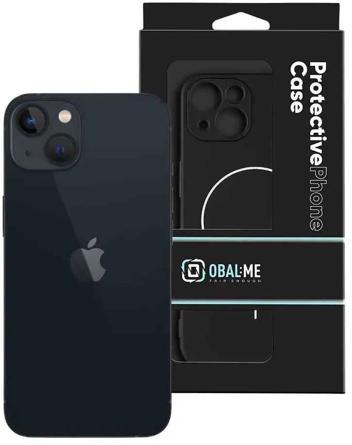 Dėklas OBAL:ME MagNetix matinis TPU dangtelis, skirtas Apple iPhone 13, juodas
