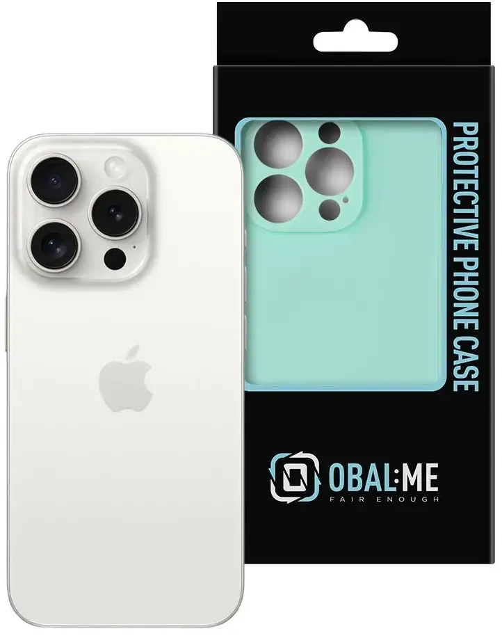 OBAL:ME Matinis TPU dėklas, skirtas Apple iPhone 15 Pro Turquoise