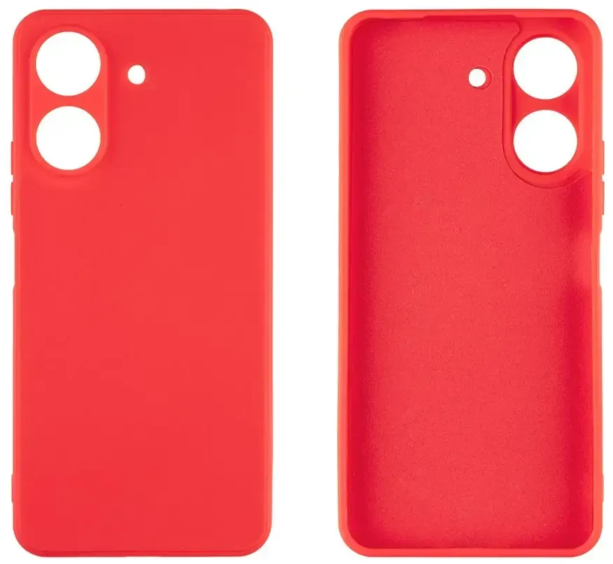 OBAL:ME Matte TPU dėklas telefonui Xiaomi raudonos spalvosmi 13C 4G/Poco C65 raudonos spalvos