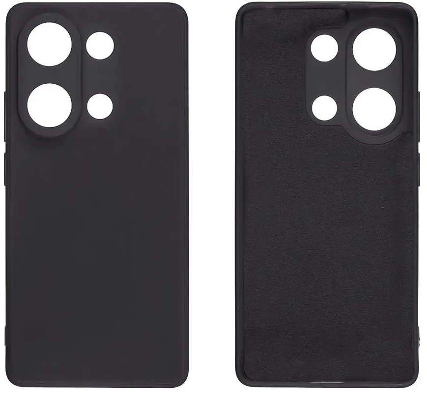 OBAL:ME Matte TPU dėklas telefonui Xiaomi raudonos spalvosmi Note 13 Pro 4G juodos spalvos
