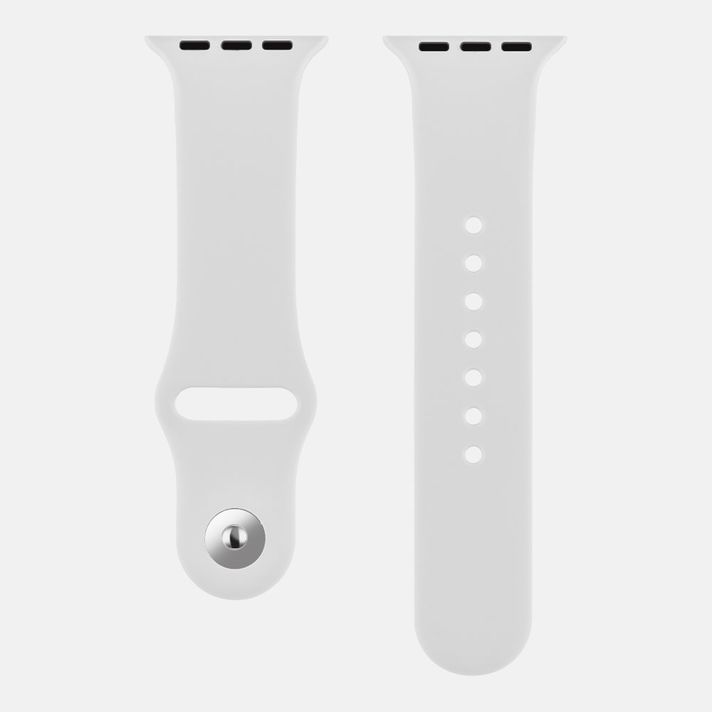 OBAL:ME silikoninė apyrankė skirta Apple Watch 38-41mm S-M baltos spalvos