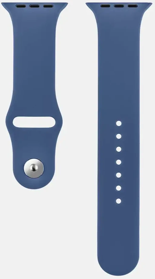 OBAL:ME silikoninė apyrankė skirta Apple Watch 42-49mm M-L mėlynos spalvos