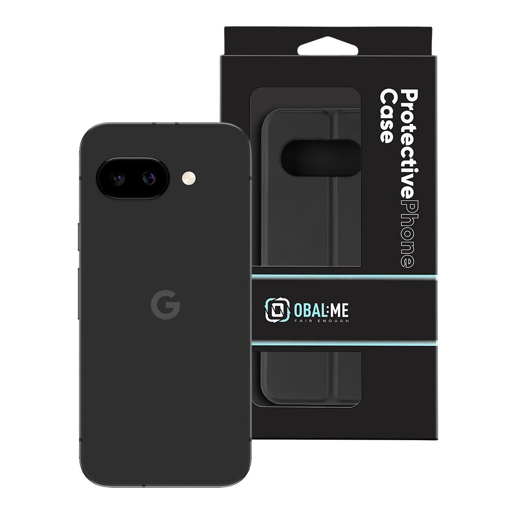 OBAL:ME SmoothTouch dėklas skirtas Google Pixel 9a juodos spalvos