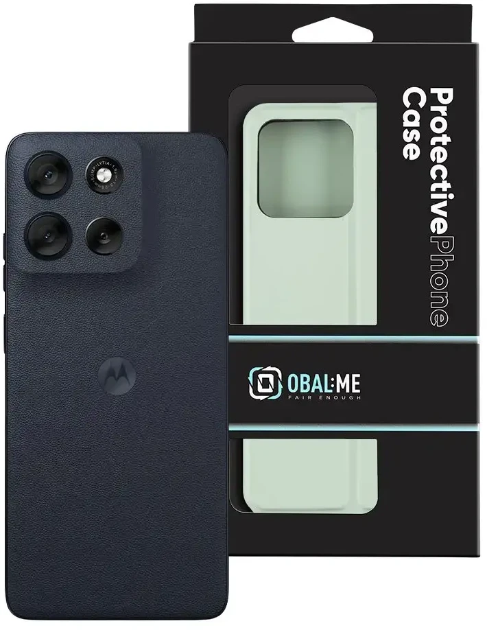 OBAL:ME SmoothTouch dėklas skirtas Motorola G56 mėtų žalios spalvos