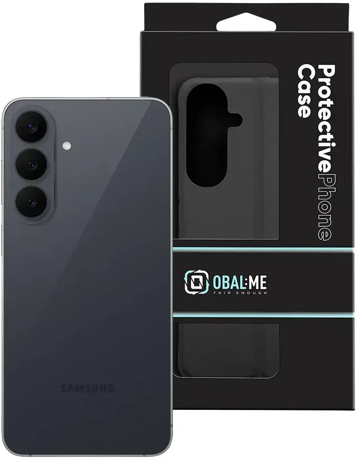 OBAL:ME SmoothTouch dėklas Samsung Galaxy S26 FE juodas