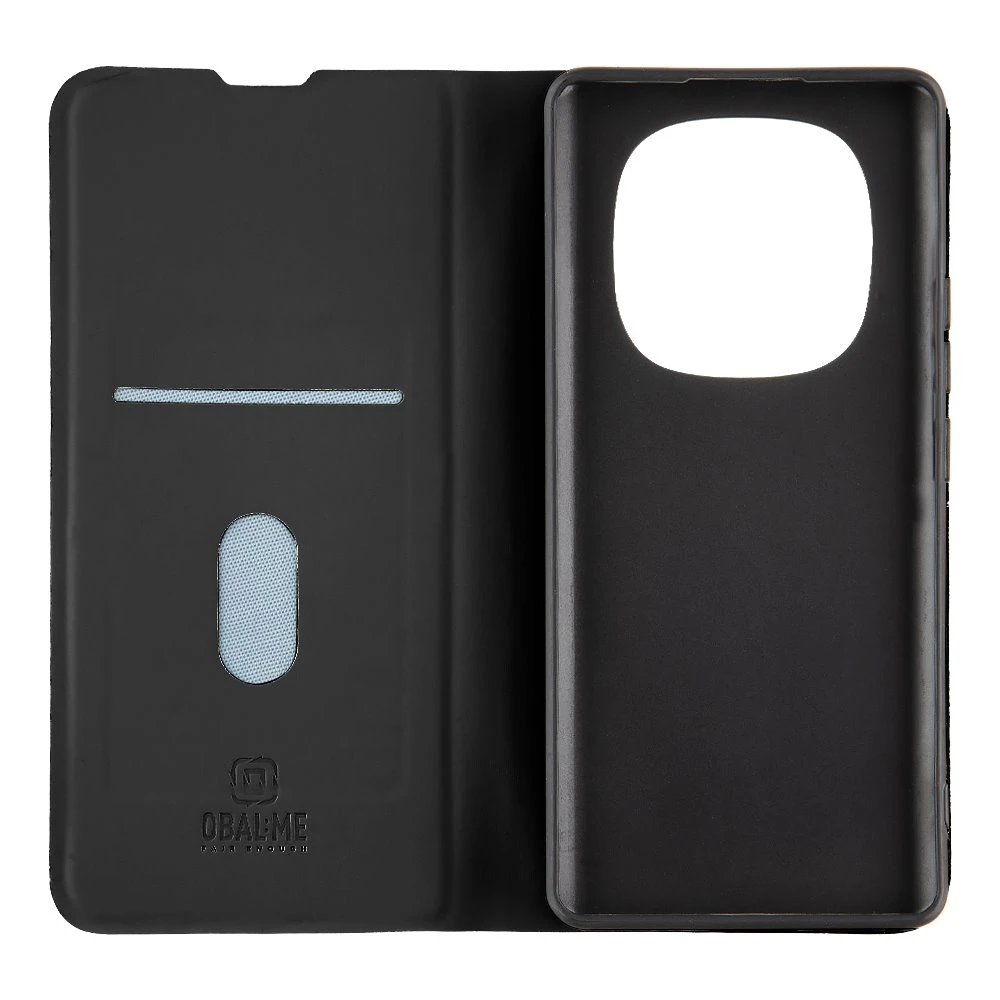 OBAL:ME SmoothTouch dėklas skirtas Xiaomi Redmi Note 14 Pro 4G juodos spalvos