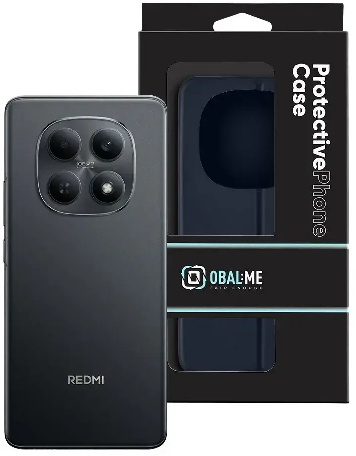 OBAL:ME SmoothTouch dėklas skirtas Xiaomi Redmi Note 15 4G/5G/Poco M8 5G mėlynos spalvos