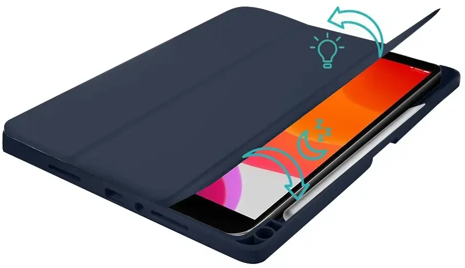 OBAL:ME SolidTab Case for Samsung Galaxy Tab A11/A9 Dark Mėlyna