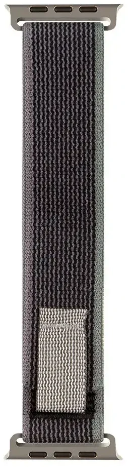 OBAL:ME Textile apyrankė skirta Apple Watch 42-49mm M-L pilkos spalvos/žalios spalvos