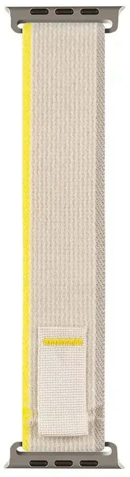 OBAL:ME Textile apyrankė skirta Apple Watch 42-49mm M-L rusvai gelsvas/Geltona
