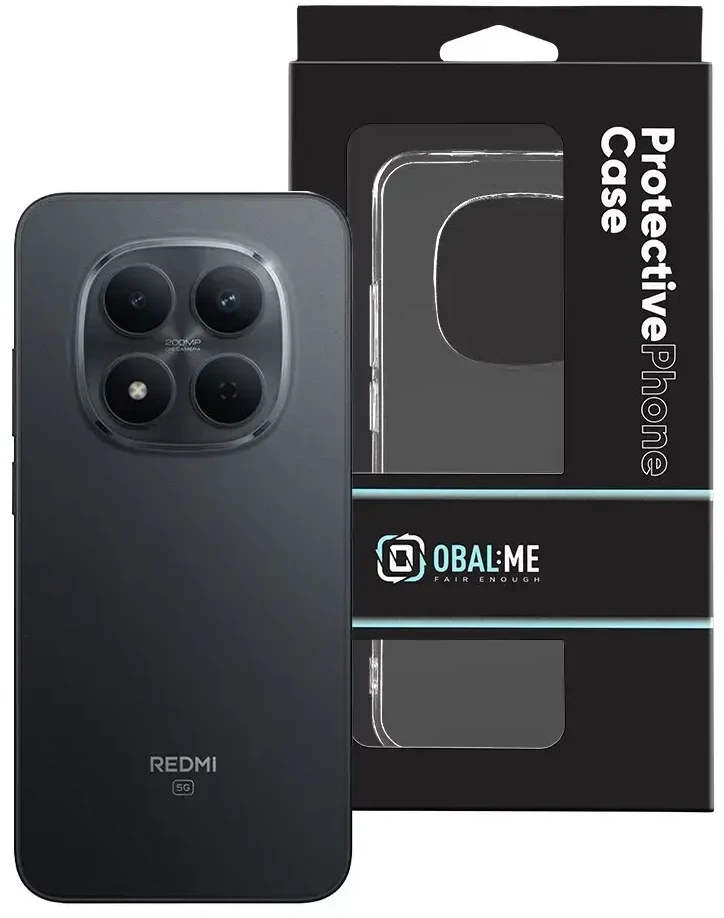 Dėklas OBAL:ME TPU dangtelis, skirtas Xiaomi Redmi Note 15 Pro 5G, permatomas