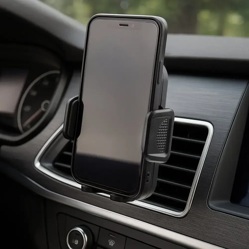 OBAL:ME TrioMount automobilinis telefono laikiklis juodos spalvos