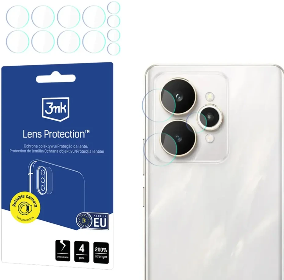 3mk objektyvo apsaugos kameros stiklas, skirtas „Realme 15 5G“