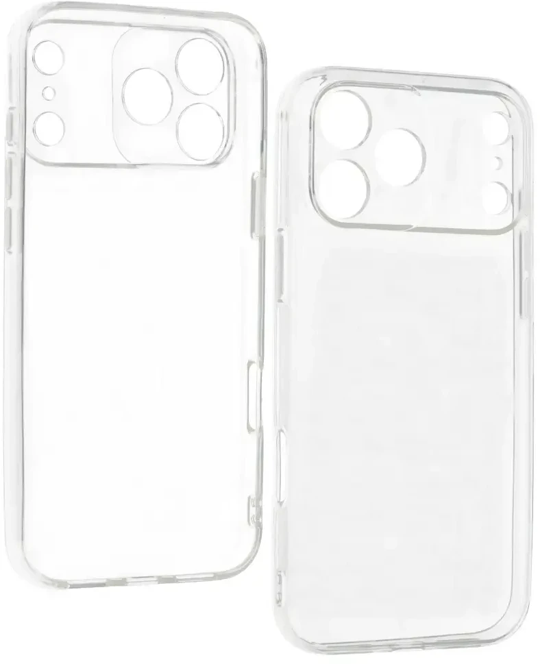 iLike Topt Back dėklas 2 mm Perfect skirtas Apple iPhone 17 Pro Max skaidrus