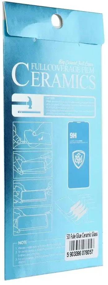 Oem Grūdintas stiklas 5D Full Glue do Xiaomi Redmi 15 5G Ceramic Glass juoda