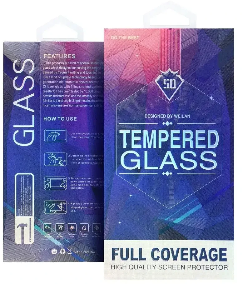 Oem Grūdintas stiklas 5D Full Glue do Samsung S26 PLUS Tempered Glass (darbinis skaitytuvas) juoda