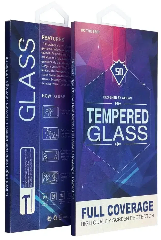 Oem Grūdintas stiklas 5D Full Glue do Samsung S26 PLUS Tempered Glass (darbinis skaitytuvas) juoda