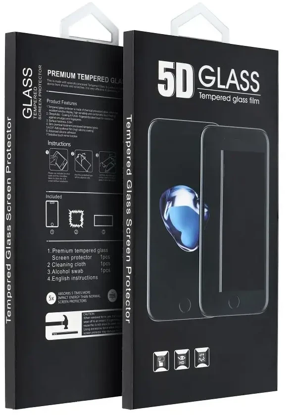 Oem 5D Full Glue Tempered Glass - for iPhone 16 Pro Max (Privacy) juodas