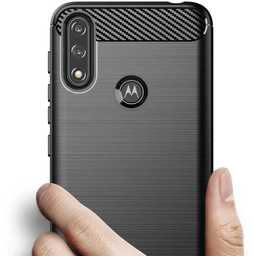 Hurtel Carbon dėklas skirtas Motorola Moto E7i Power, juodas