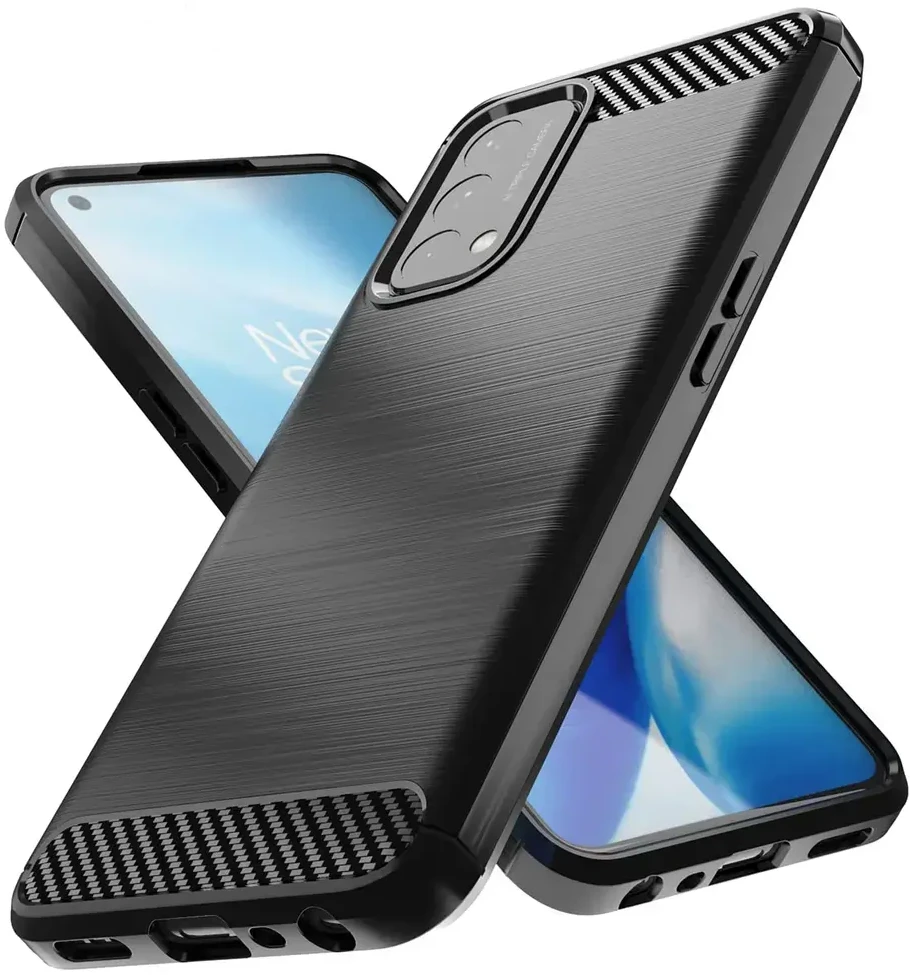 Hurtel Carbon dėklas skirtas OnePlus Nord N200 5G, juodas